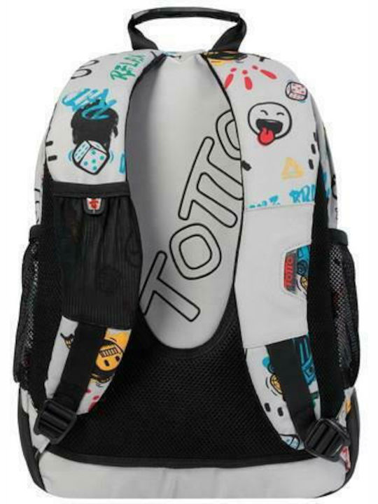 Totto Morral Rayol 9ST Schulranzen Rucksack Grundschule Gray mit Flaschenhalter 25Liter
