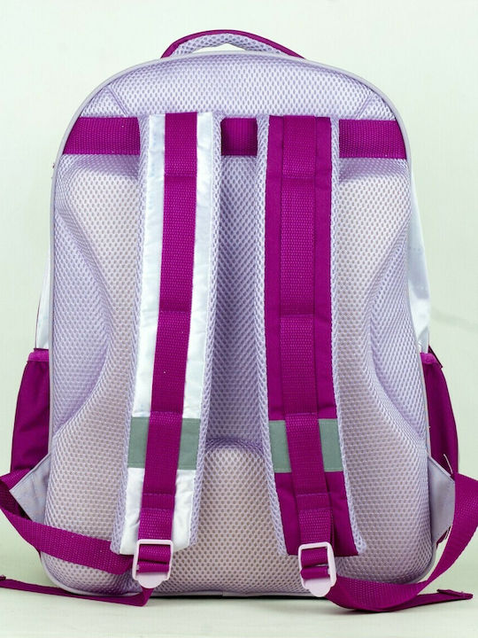Gim Anna Frozen 2 Anna Schulranzen Rucksack Grundschule Silber mit Flaschenhalter 27Liter