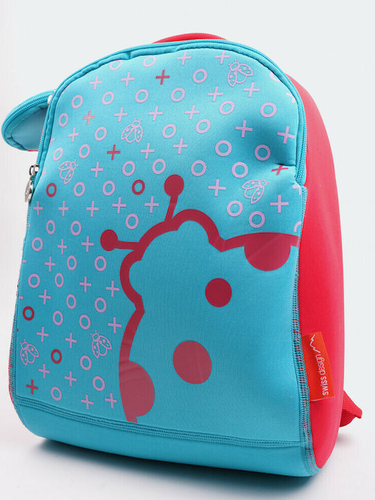 Oops All I Need XL Ladybug Ученическа Раница За Детска градина Тюркоазена