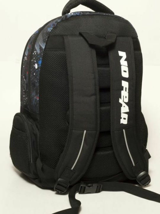 No Fear Extreme Bmx School Bag Backpack Junior High-High School Multicolored