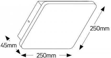 Geyer Leuchte Wand LED Weiß 250x25cm