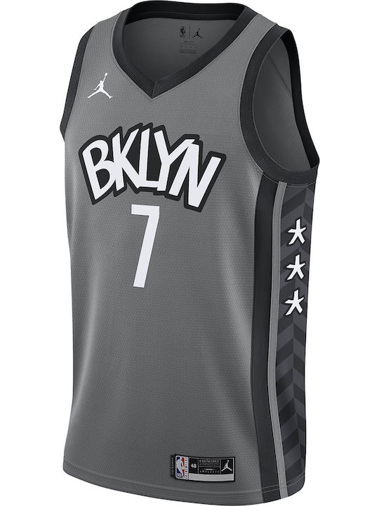 Kevin Durant Brooklyn Nets Statement Edition 2020 Ανδρική Φανέλα Εμφάνισης Μπάσκετ