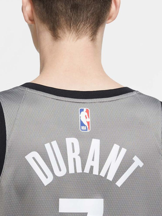 Kevin Durant Brooklyn Nets Statement Edition 2020 Ανδρική Φανέλα Εμφάνισης Μπάσκετ