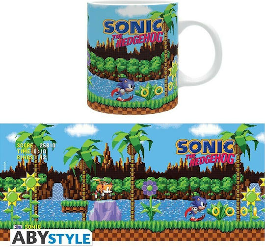 Abysse Sonic 16-Bit Becher Keramik Mehrfarbig 320ml