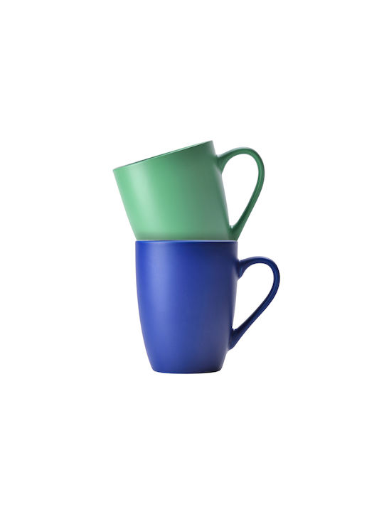 Benetton Rainbow Tasse Keramik Bunt 330ml 4Stück