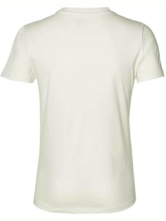 ASICS Ανδρικό T-shirt Λευκό με Λογότυπο