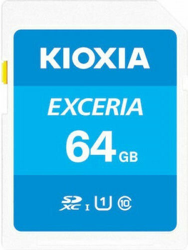 Kioxia EXCERIA microSDXC 64GB U1 UHS-I 100MB/s с адаптер