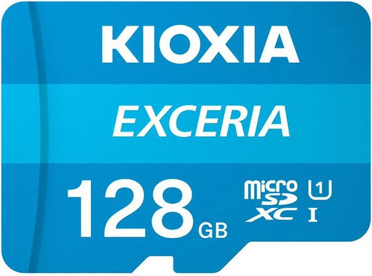 Kioxia EXCERIA microSDXC 128GB Клас 10 U1 UHS-I с адаптер