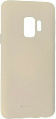 Mercury Soft Feeling Silicone Back Cover Beige (Galaxy S9)