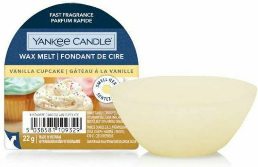 Yankee Candle Christmas Fragrance Wax Melt with Fragrance Vanilla Cupcake 1676089 22gr