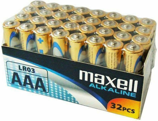 Maxell Αλκαλικές Μπαταρίες AAA 1.5V 32τμχ