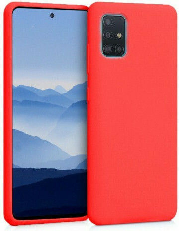Matt Back Cover Silicone 1.2mm Red (Galaxy A51)