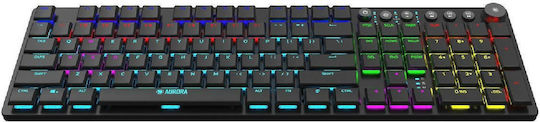 iBox Aurora K6 Wireless Gaming Mechanical Keyboard with KRGD Red switches and RGB lighting (English US)
