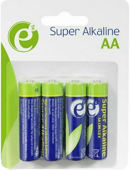 Energenie Super Alkaline Batterien AA 1.5V 4Stück