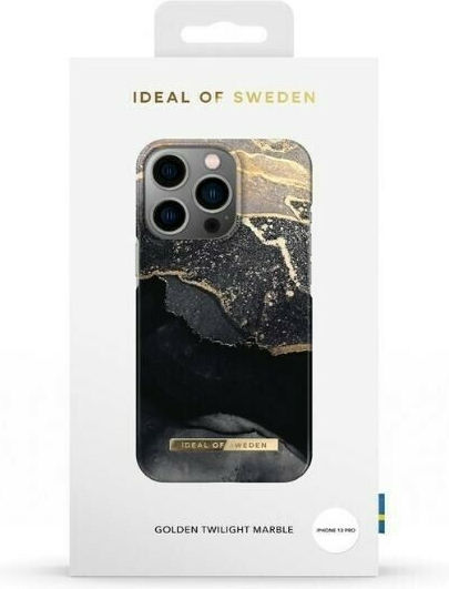 iDeal Of Sweden Printed Back Cover Plastic Golden Twilight Marmură (iPhone 13 Pro)
