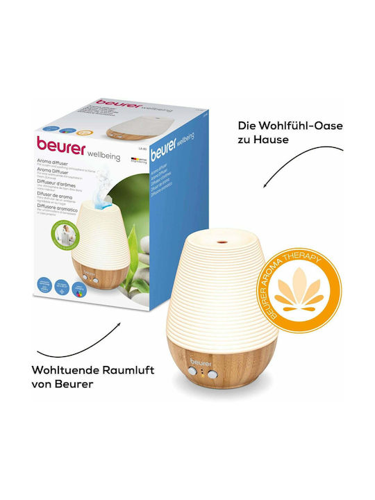 Beurer Ultraschall Aromatherapie-Diffusor LA 40 mit Timer Weiß 12W 60626