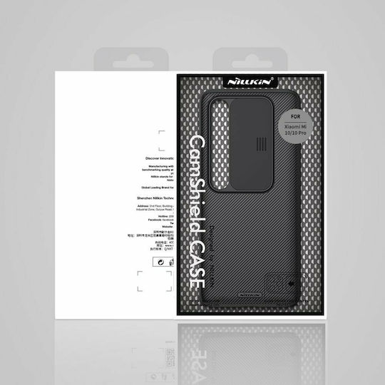 Nillkin Camshield Задна корица Пластмаса Черен (Xiaomi Mi 10 / Mi 10 Pro)