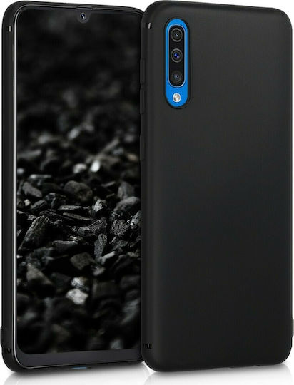 Back Cover Σιλικόνης 1.2mm Μαύρο (Galaxy A50)