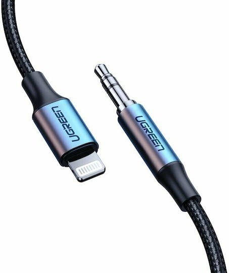 Ugreen Braided 3.5mm to Lightning Cable Black 1m (70509)