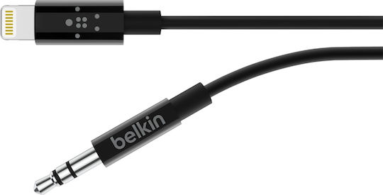 Belkin Mixit 3.5mm to Lightning Cable Μαύρο 1.8m (AV10172BT06-BLK)
