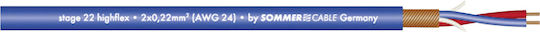 Sommer Cable Stage 22 Highflex Cable Microphone Unterminated 1m (200-0002) 1pcs