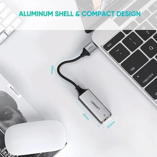 Ugreen 50922 USB Network Adapter with Wired Gigabit Ethernet Connection