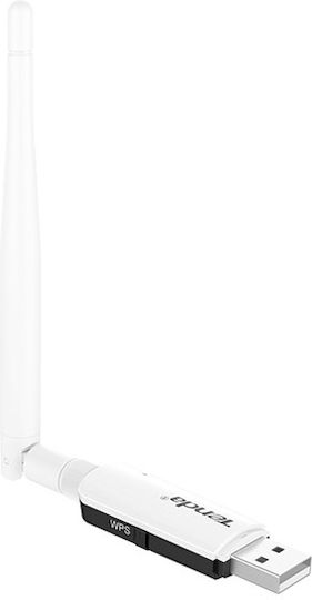 Tenda U1 Αντάπτορας Δικτύου USB με Ασύρματη Σύνδεση Wi-Fi 300Mbps και Αποσπώμενη Κεραία