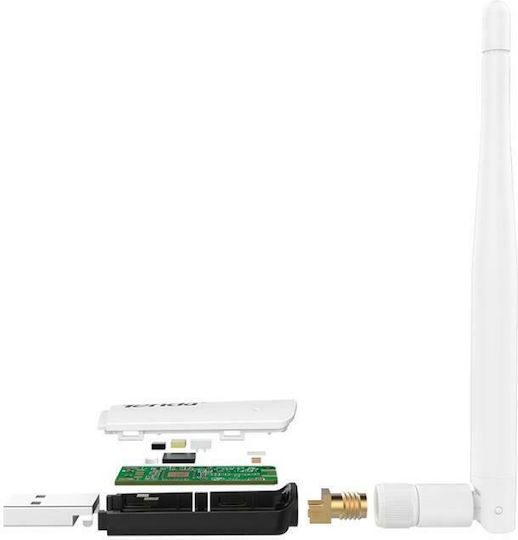 Tenda U1 Αντάπτορας Δικτύου USB με Ασύρματη Σύνδεση Wi-Fi 300Mbps και Αποσπώμενη Κεραία