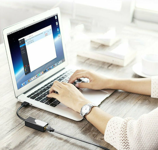 Ugreen CR111 USB Netzwerkadapter mit Verkabelt Verbindung Gigabit Ethernet