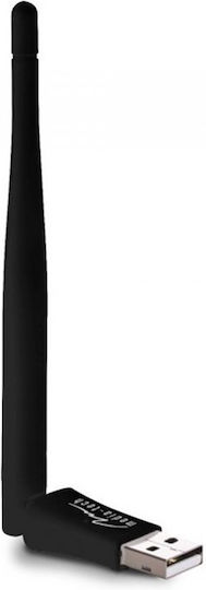Media-Tech MT4208 USB Network Adapter with Wireless Wi-Fi Connection 150Mbps and Detachable Antenna