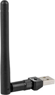 uGo UAW-1013 Adaptor Rețea USB cu Conexiune Wireless Wi-Fi 150Mbps și Antenă Detașabilă