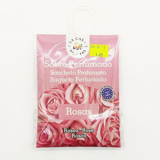La Casa de los Aromas Αρωματικό Ντουλάπας με Άρωμα Τριαντάφυλλο 15gr