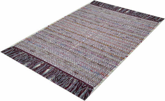 Tzikas Carpets 30150-050 Εξωτερικού Χώρου με Κρόσια 67x150cm Boho - Purple