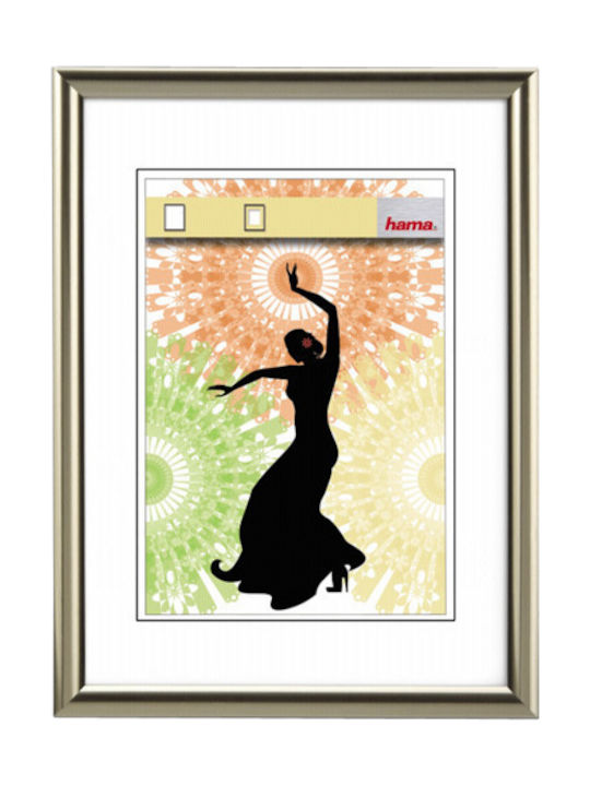 HAMA Madrid Steel Wall-mounted Photo Frame Plastic with Gray Frame