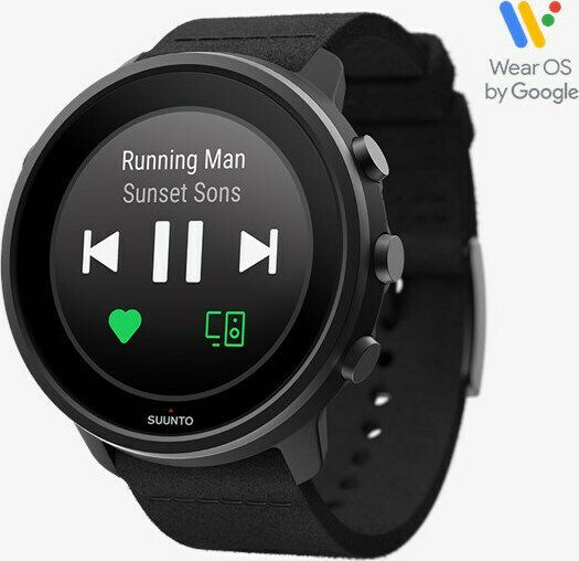 Suunto 7 Титан 50мм Водоустойчив Смартчасовник с Пулсомер (Matte Black Titanium)