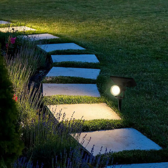 V-TAC Vt-952 Spiked Solar Light 2W 40lm with Warm White Light 3000K IP65