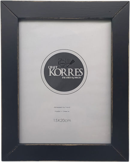 Korres Craft Wooden Photo Frame with Black Frame