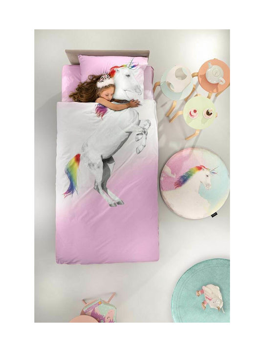 Saint Clair Ceros Kinder Teppich Beige Rund mit Durchmesser 100cm