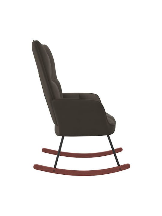 Rocking Armchair Dark Grey 61x78x98cm