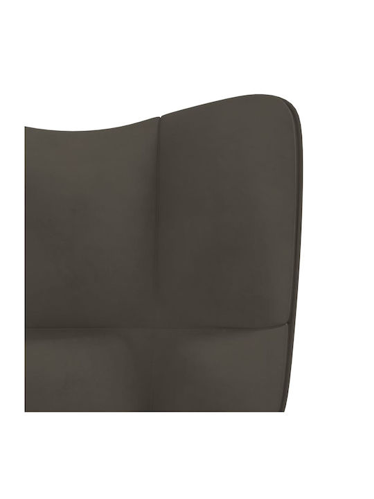 Rocking Armchair Dark Grey 61x78x98cm