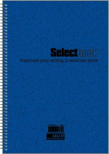 Salko Paper Spiral Notebook Ruled A4 60 Sheets 2 Subjects Select 1pcs (Μiscellaneous colours)