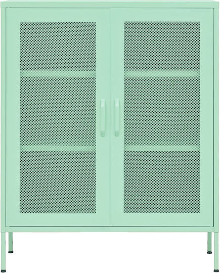 Metallisches Büroaufbewahrungsschublade und -schrank Mint 80x35x101,5cm