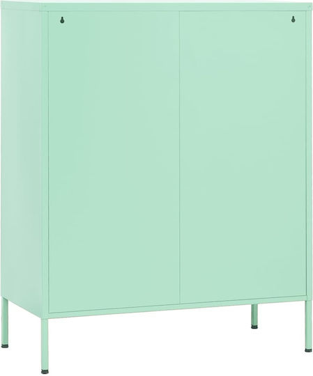 Metallisches Büroaufbewahrungsschublade und -schrank Mint 80x35x101,5cm