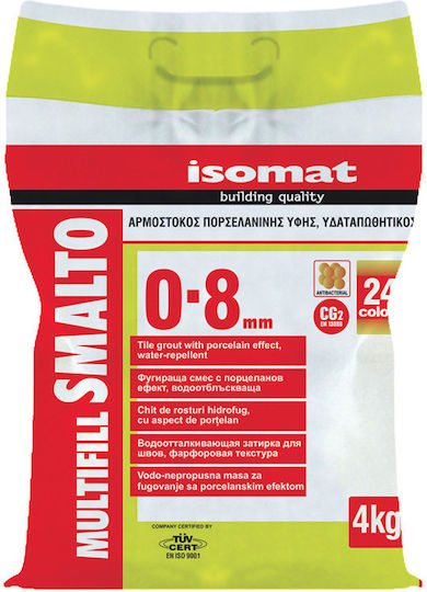 Isomat Multifill Smalto 1-8 Tile Joint Filler Water / Resinous / Flexible 01 White 4kg
