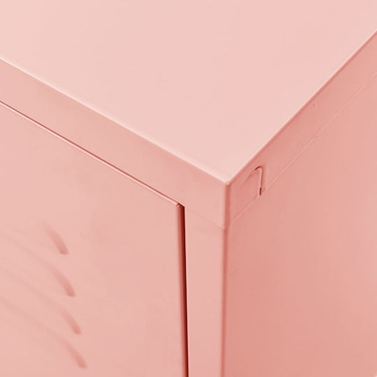 Metal Pink TV Stand L105xD35xH50cm 336229