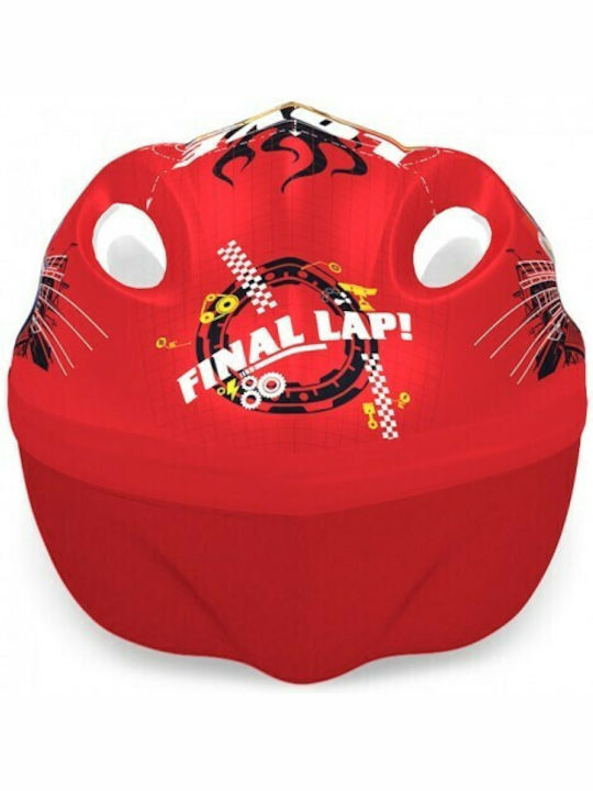 Seven Disney Cars 3 93- Kids' Helmet for City Bike Red