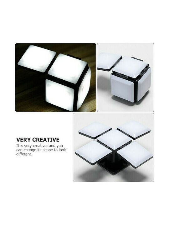 Factory Cube Dekorative Lampe Weiß