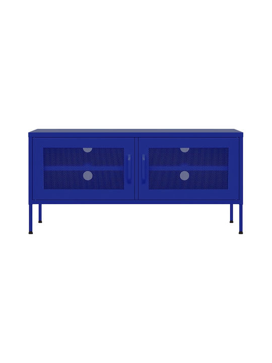 Stand TV Metalic Albastru Naval L105xA35xÎ50cm
