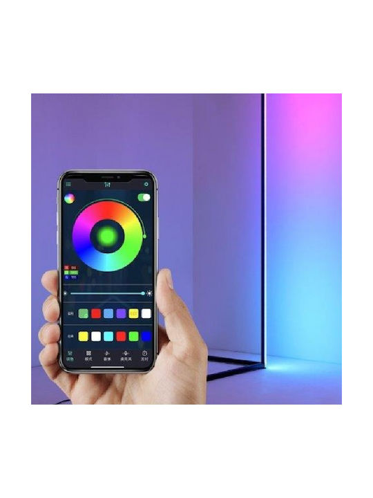 Spot Light LED Φωτιστικό Δαπέδου Υ160xΜ40εκ. με RGB Φως 1400lm Μαύρο