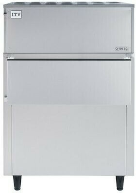 ITV Ice Makers Quasar NGQ 150A Ice Machine with Stirring Mode and Daily Production 137kg
